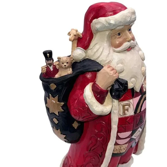 Jim Shore Santa with Toy Bag